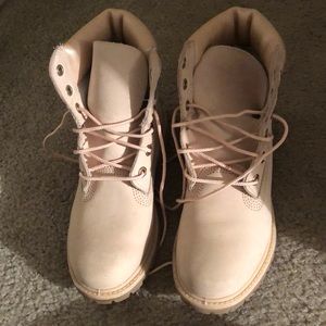 Rose Gold Timberland Premium Boots